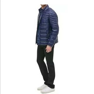 Kenneth Cole Puffer Jacket, Navy Blue, size XL NWT